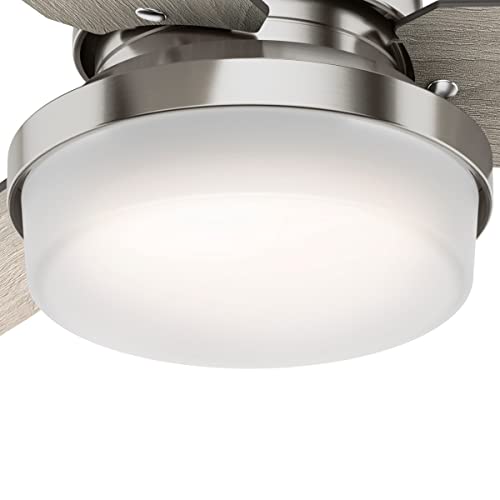 Image of Hunter Sentinel, Indoor, Ceiling Fan, 3 Blades, 44 inch, Brushed Nickel