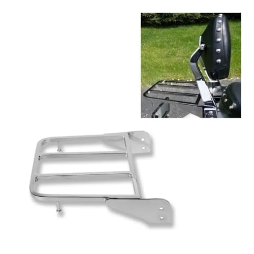 Porte-bagages arrière moto support bagage chrome Volusia Boulevard C50 - 5