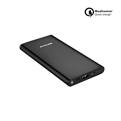 10000mAh Quick Charge QC 3.0 Portable Charger Fast Charging Slim Compact Power Bank