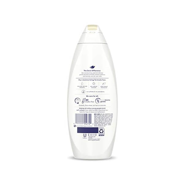 Dove Body Wash for Dry Skin Dryness Relief Effectively Washes Away Bacteria While Nourishing Your Skin 22 oz (Pack of 4)