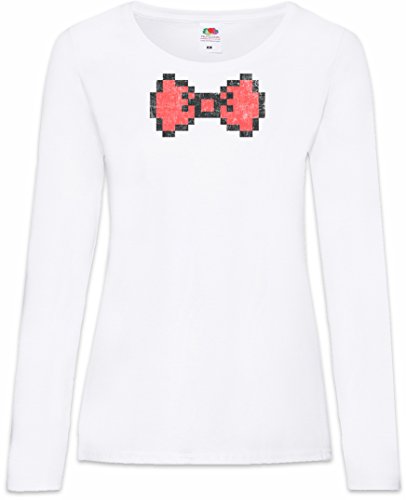 T-shirt à manches longues Pixel Bowtie pour femme Urban Backwoods noir