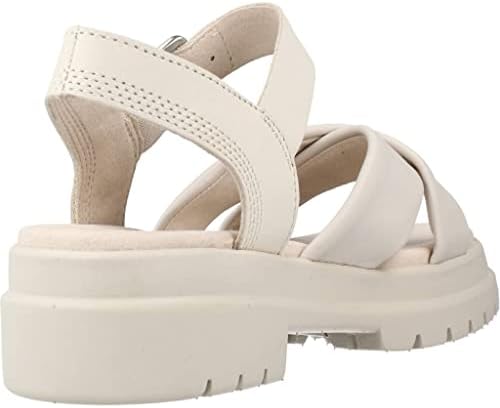 Timberland Women's London Vibe X Strap Sandal, White Full-Grain, 8.5 | Image 2