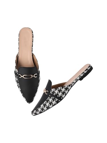 Image of TRYME Trending Stylish Buckle Bellies Soft & Comfortable Flat Mules Sandal for Womens and Girls