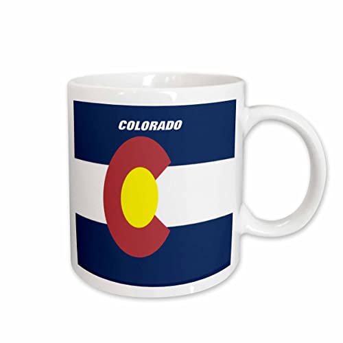 3dRose Florene State Flags - State Flag of Colorado 15oz Mug