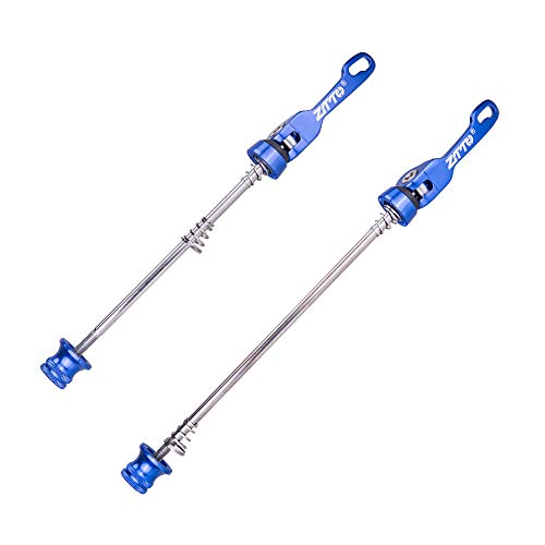 Espeto de liberação rápida, Andoer Eixo de bicicleta de liberação rápida espeto dianteiro traseiro d