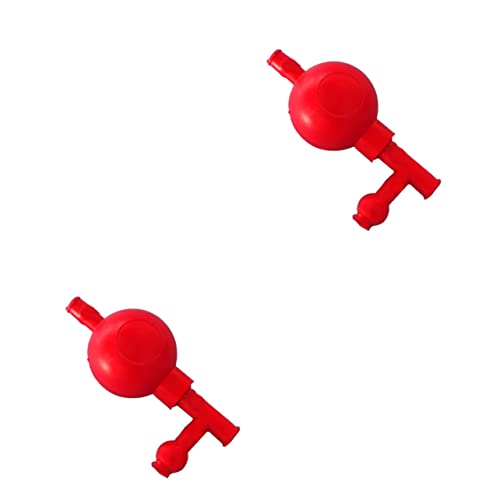 NAMOARLY 2pcs Pipet Filler Chemistry Lab Laboratory Equipment Lab Equipment Lab Tools Laboratory Tool Pipette Filler Quantitative Pipette Packing Filler Pipets Accessory Suction Pipet Red
