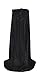 Capa con Capucha Terciopelo Capa Paño L 150cm Negro Capa para niños...