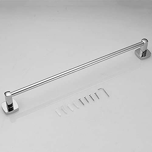 Porte-serviettes mural autocollant argent pour salle de bain zen