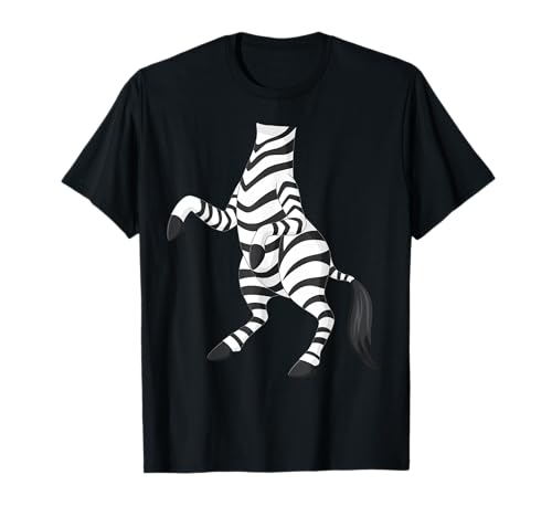 Camiseta de cebra para disfraz de ce Camiseta