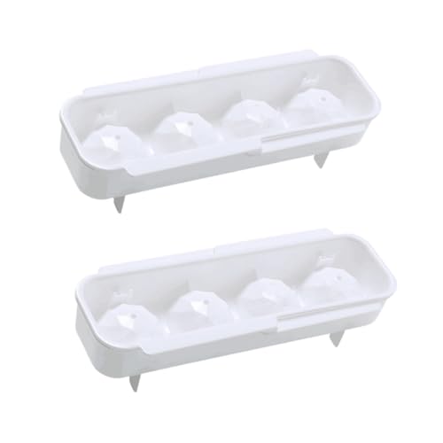 Molde plástico para hielo esférico OSALADI 2 piezas miniatura 1