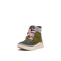 Sorel Unisex-Child Out N About Iv Chillz Waterproof Boots, Utility Green/Black, 2 Big Kid