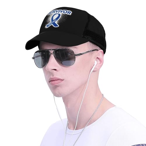 Colon Cancer Survivor Unisex Mesh Baseball Caps - Classic Adjustable Hat4