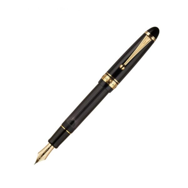 Pilot Custom 823 Black GT Fountain Pen with Ink – 14Kt Gold
