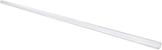 Jutagoss Straight Line Acrylic Rod Solid Plastic Bar for DIY Crafts 10mm Diameter 500mm Length White 1Pcs