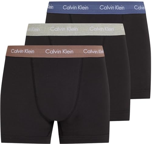 Calvin Klein Men’s 3 Pack Trunks with Logo Waistband product thumbnail 18