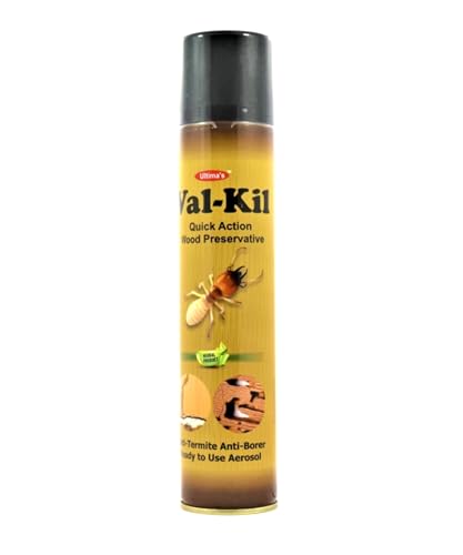 Image of Wooden insect spray | Ultima VAl -Kil termite Aerosol spray for furniture & wooden insect repellent - Pack of 1