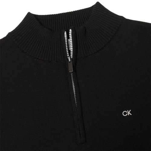 Calvin Klein Mens 2025 Campus 1/2 Zip All Season Easy Care Sweater - Image 6