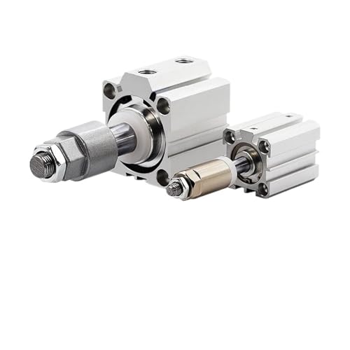 Vérin pneumatique double effet SDAJ alésage 25mm cylindre alu course réglable - 3