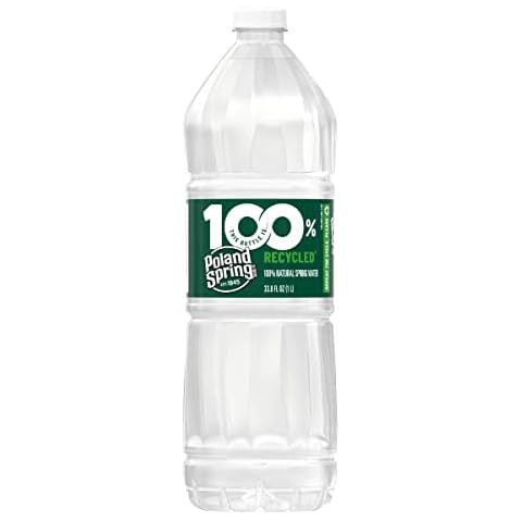 Poland Spring 100% Natural Spring Water, Original, 1L, 33.8 Fl Oz Cover