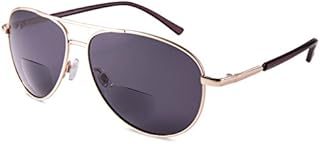 EYEGUARD Unisex Classic Style Bifocal Sunglasses Readers with Lens UV400 Protection Outdoor Reading Glasses for Men and Women