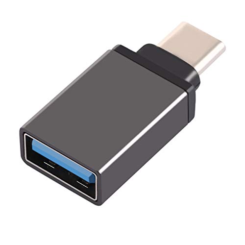 Ballylelly USB portátil 3.1 Tipo-C Macho a USB 3.0 A Hembra Convertidor Adaptador de cable USB Carcasa de aleación de aluminio duradera Ultra ligera Cover