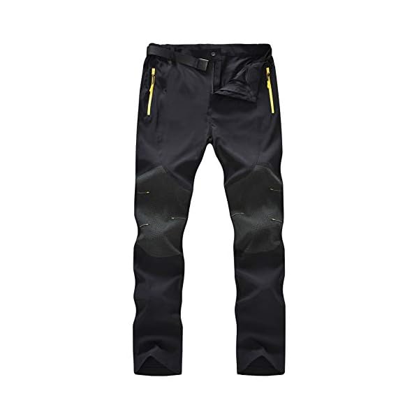 Womens-Outdoor-Lightweight-Quick-Dry-Hiking-Pants-Sportswear-Cargo-Zipper-Pockets-with-Belt Satankud Women's Outdoor Lightweight Quick Dry Hiking Pants Sportswear Cargo Zipper Pockets with Belt Thin Black M-30W