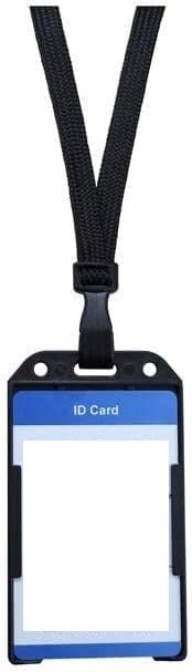 Lot de 5 cordons avec porte-cartes rétractables pour badge et cartes de crédit