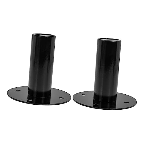 KICHOUSE Speaker Holder Trays 2 Pack Metal Speaker Brackets Stable Base for Home Theater Systems