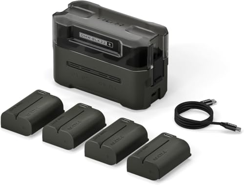 Tilta DMW-BLK22 Portable Charging Station (4-Battery Kit) | Compatible with Panasonic Lumix S5II S5IIX S5 S1RII GH7 GH6L GH6 GH5II G9 II | Green