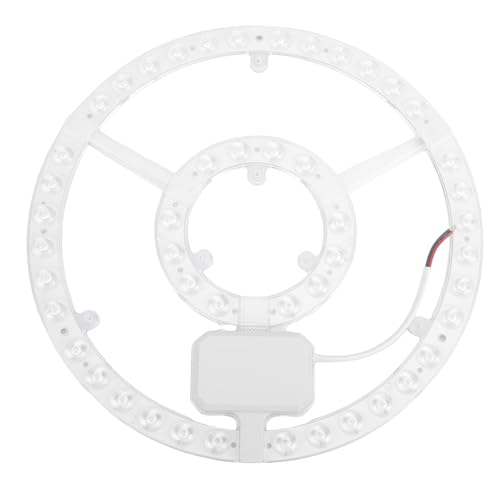 Greensen Luz LED de Techo, Panel Redondo Magnético de Reemplazo de 48W y 10.6 Pulgadas con Luz Difusa 360 y Vida Útil de 50000 Horas, para Luces de Ventilador de Techo Empotradas