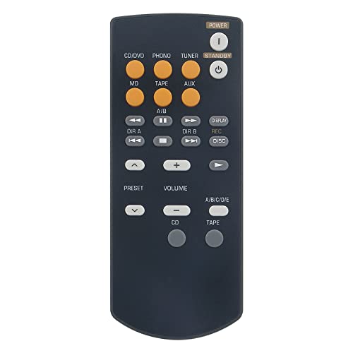 AULCMEET RAX15 WF67620 Télécommande de Remplacement Compatible avec Yamaha Amplificateur stéréo intégré AX-497 AX-397 AX10 AX590 AX596