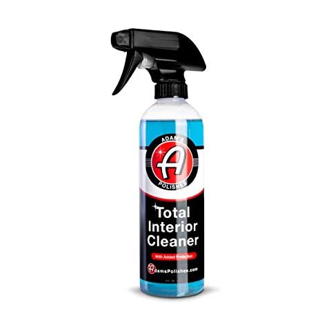Adam's Polishes Total Interior Cleaner & Protectant, Quick Detailer & SiO2 Protection, Ceramic Infused, Anti-Static, OEM Finish, For Leather, Vinyl, Plastics, Glass & More Cover