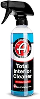 Adam’s Total Interior Cleaner & Protectant (16oz) - Car Interior Quick Detailer & SiO2 Protection - Ceramic Infused UV Protection, Anti-Static, OEM Finish - For Leather, Vinyl, Plastics, Glass & More