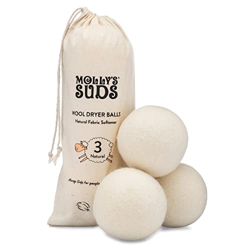 Molly's Suds Wool Dryer Balls (set of 3) - Natural