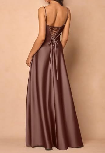 Floral Maxi Dress Long Spaghetti Strap Formal Drop Waist Dress for Women Graduation NA1322