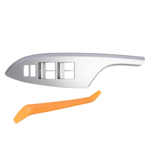 Panneau d'interrupteur de fenêtre haute finition argent pour Toyota Corolla 2007-2013