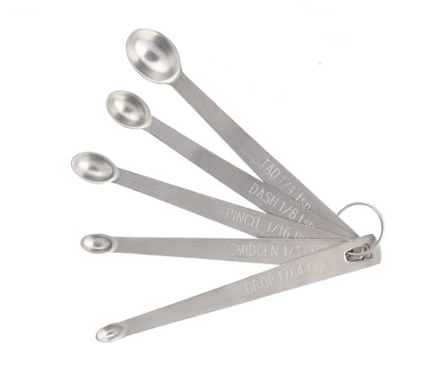 LIUSM Mini Measuring Spoons Set,Stainless Steel...