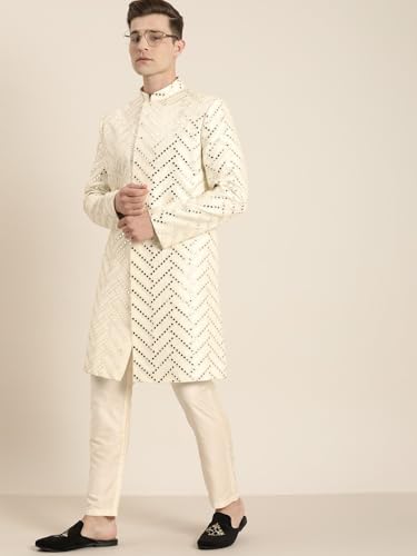 Image of VASTRAMAY mens Sherwani Only Top