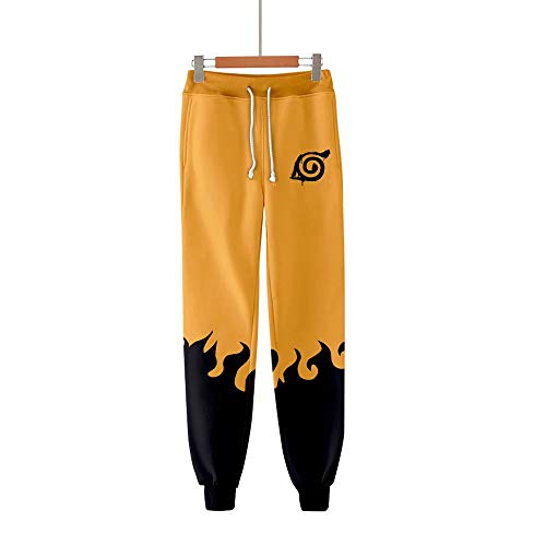 JinYiny Dibujos Animados Naruto Jogger Pants Anime Naruto Pantalones de Jogging Impresos en 3D Pantalones de chándal de Ajuste Regular Pantalones Deportivos Casuales para Hombres Niños