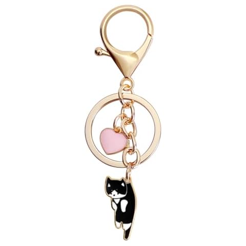 Mifoneix Cute Black Cat Keychain Cover