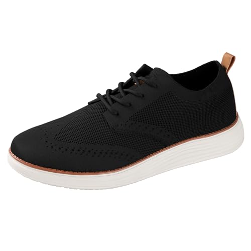 Mens Casual Shoes Breeze Dress Sneakers Oxfords Lightweight Soft Fashion Mesh Walking Shoes