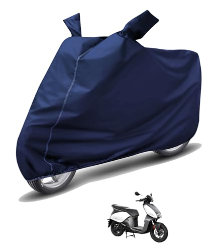 Image of Auto Hub Waterproof Scooty Cover Compatible with Vida Dustproof, UV Protection Two Wheeler Scooty Vida Cover - Blue
