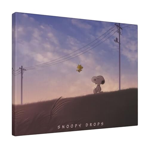 アートパネル ポスター スヌーピー キャンバスアート インテリア絵画 壁掛け 装飾画 おしゃれ 環境に優しいインク 色褪せ防止 リビング 寝室 玄関 オフィス装飾に最適 完璧な贈り物