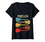 Photo Gallery donna portland concerto rock music festival chitarre oregon maglietta con collo a v Photo Gallery donna portland concerto rock music festival chitarre oregon maglietta con collo a v