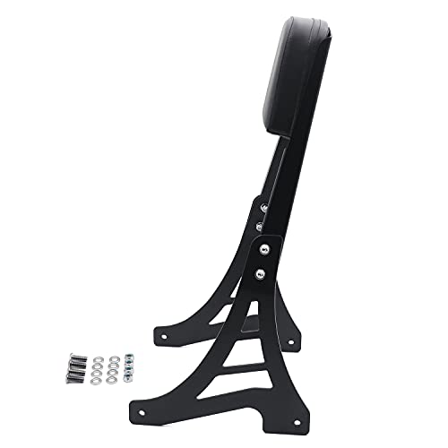 Httmt Mt146-Bk Black Backrest Sissy Bar With Leather Pad Compatible With 1995-2003 Harley Davidson Sportster 883 Xl883 1200 Xl1200 #TOP5