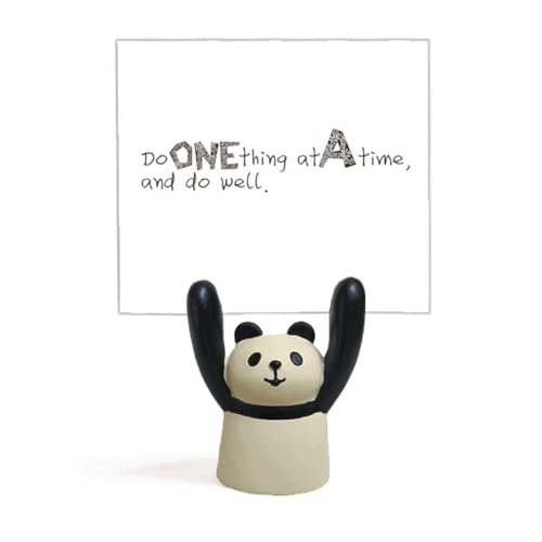 Support note panda citation zen pour décorer un bureau d'enfant