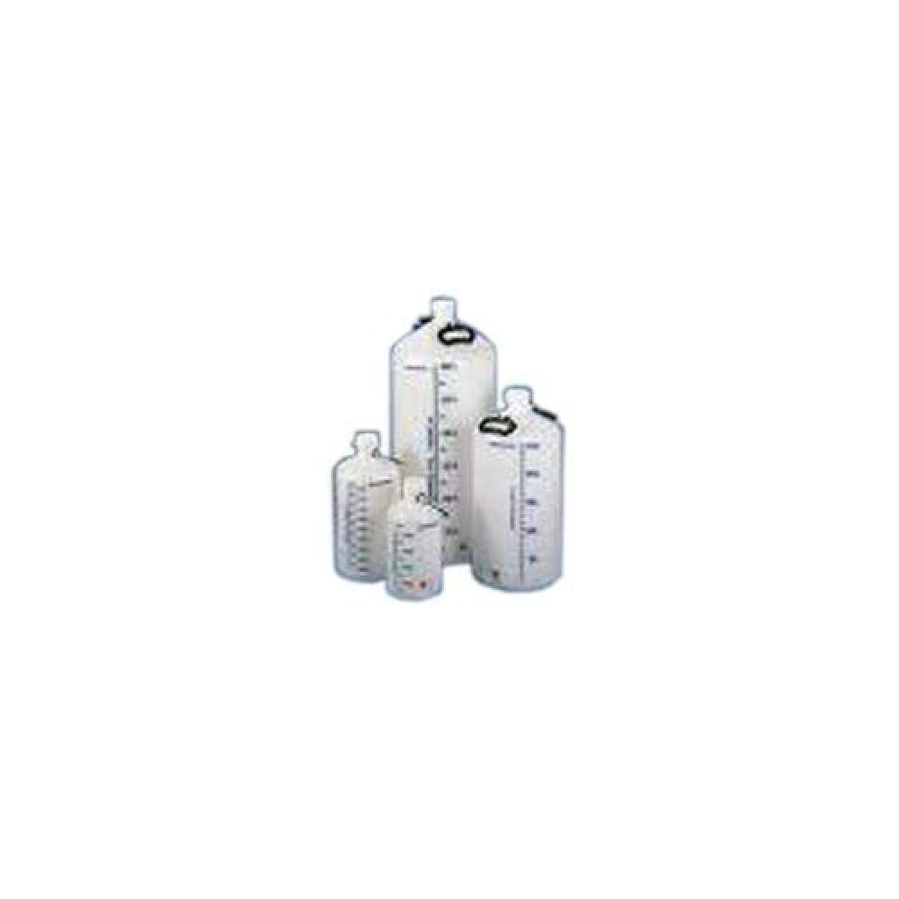 Kautex Serie 350 HDPE Ballon ohne Hahnanschluss/Verschluss und mit Blau Graduiert, Natur, 25L Kapazität, 580mm Höhe, 5 Stück