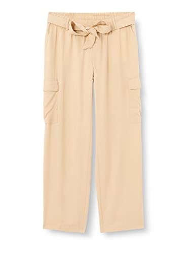 Mamalicious NOS MLREID Belt WO Cropped Pant A. Pantalones, Safari, S De Las Mujeres Cover