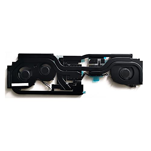 Ventilateur de refroidissement pour MSI WS65 noir avec dissipateur