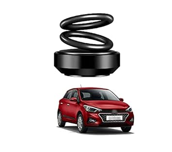 PRIKNIK Solar Energy Rotating Car Perfume with Long Lasting Organic Fragrance, Feel-Good Premium Car Air freshener Compatible with Hyundai i20 Elite